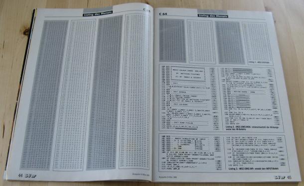 'er machine code and BASIC listings