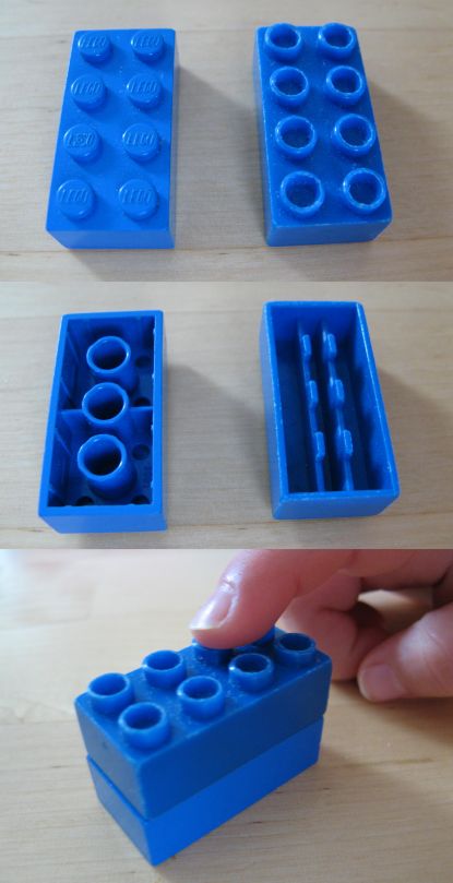 Lego original and imitation