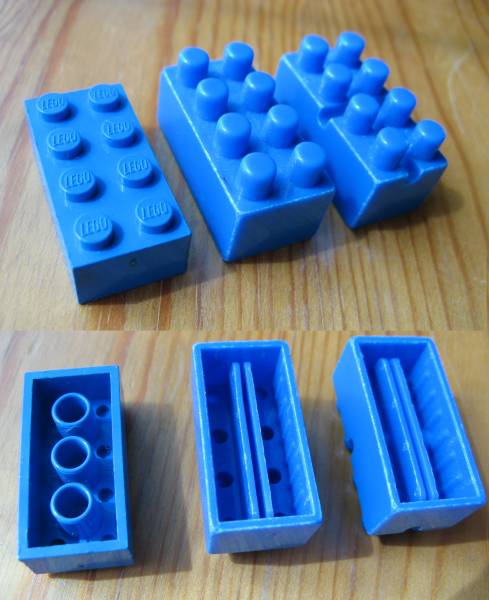 Lego original and imitation